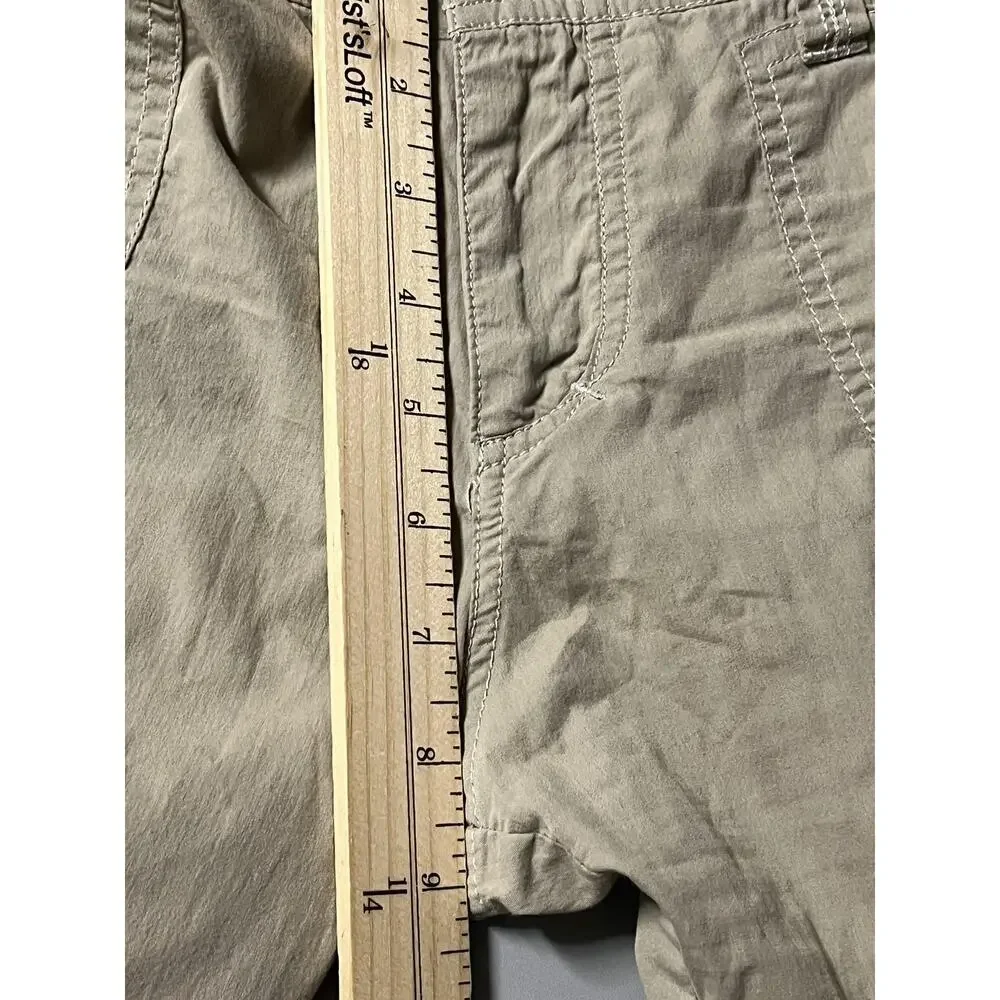 Kuhl Pants Womens 6 Beige Cargo Capri Stretch Lightweight Hiking Outdoor Travel - Picture 8 of 11